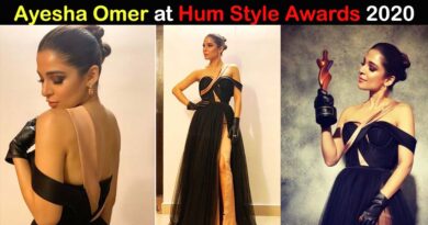ayesha omer at hum style awards 2020