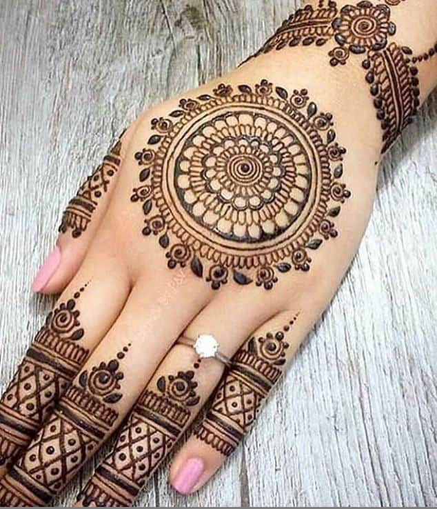 Latest Eid Tikki Mehndi Designs 21 For Hands Showbiz Hut