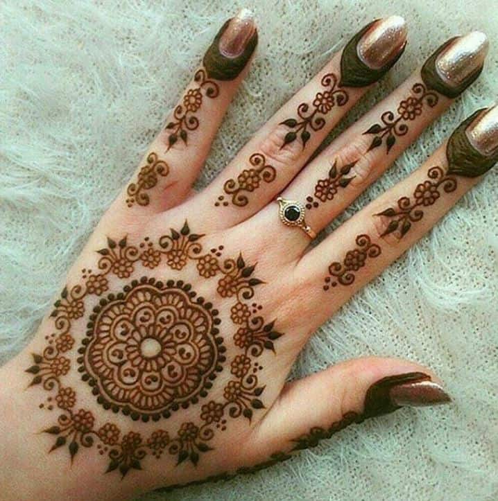 Eid Tikki Mehndi Designs for Hands, Latest & New | Showbiz Hut