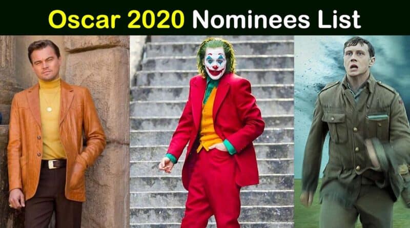 oscar 2020 nominations