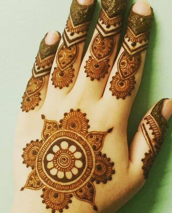 Latest Eid Tikki Mehndi Designs 21 For Hands Showbiz Hut