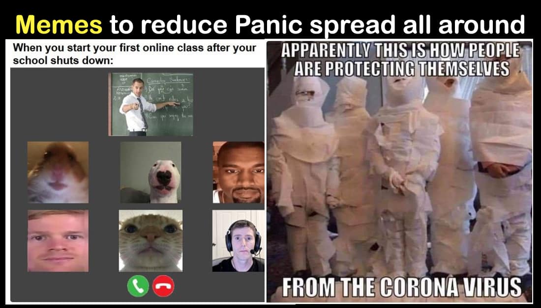 Funny coronavirus Memes to overcome the Panic situation | Showbiz Hut