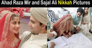 ahad and sajal nikkah pictures