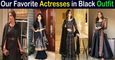 pakistani actresses in black