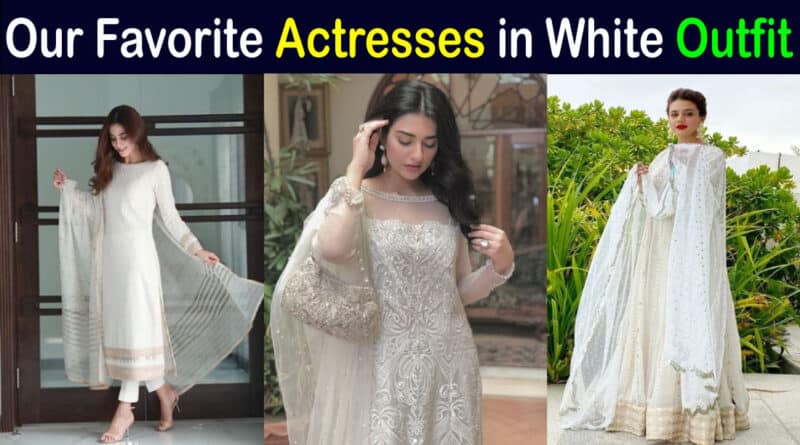 pakistani actresses in white