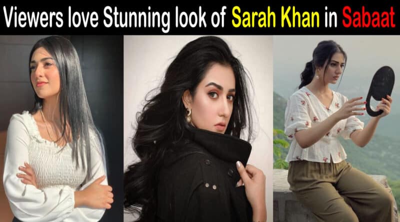sarah khan Dresses in sabaat