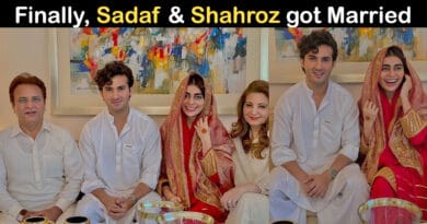 Sadaf kanwal and shahroz sabzwari married