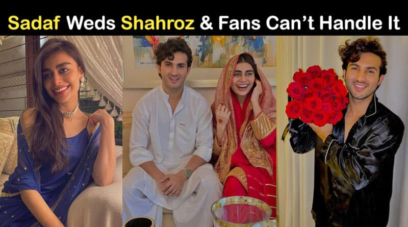 shahroz sabzwari and sadaf kanwal wedding