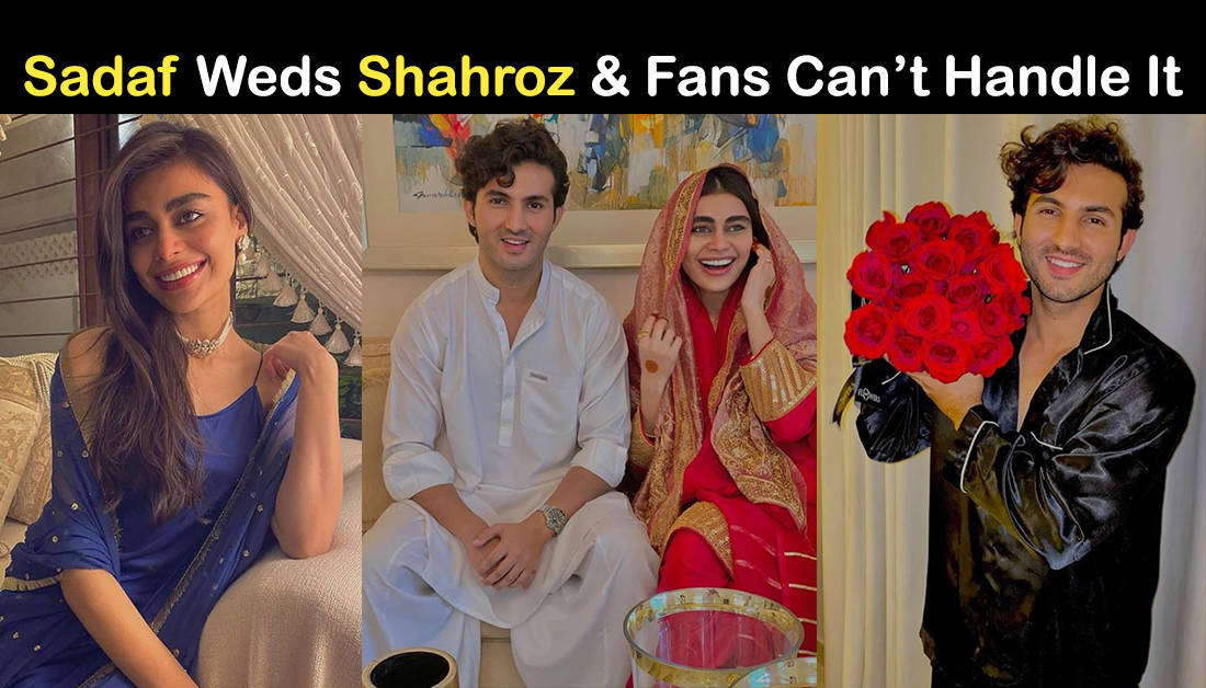 Public Reaction On Shahroz Sabzwari And Sadaf Kanwal Wedding Showbiz Hut