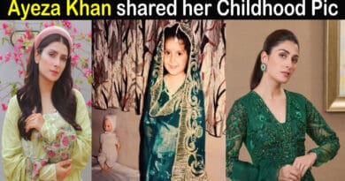 ayeza khan childhood pic