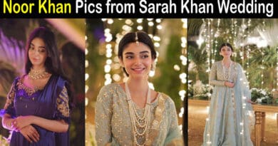 noor khan sarah khan wedding