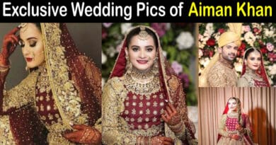 aiman khan wedding pictures