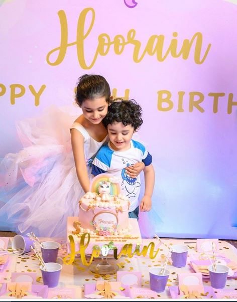 Ayeza Khan Daughter Hoorain Birthday Pics & videos | Showbiz Hut