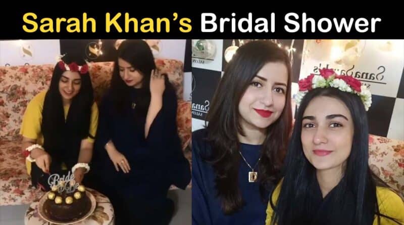 sarah khan bridal shower