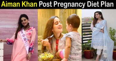 Aiman Khan Diet Plan after Pregnancy