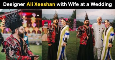 designer ali xeeshan wife pics