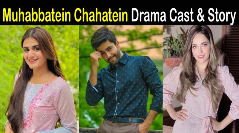 Muhabbatein Chahatein Drama Cast