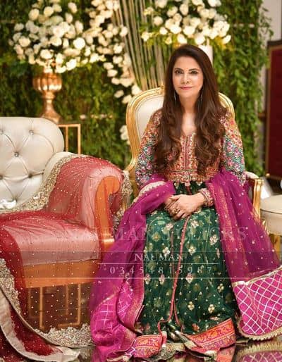 Samina Humayun Saeed Pics from Salman Saeed Wedding | Showbiz Hut