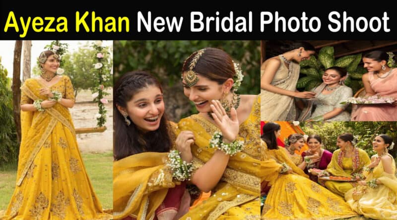 Ayeza Khan latest bridal shoot