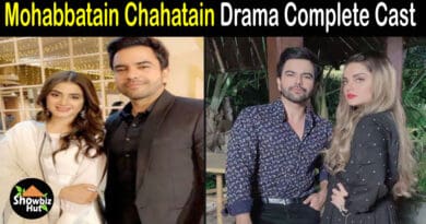 Mohabbatein Chahatein Hum Tv Cast Name