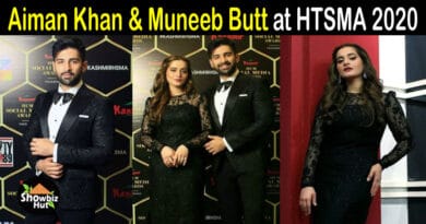 Aiman Khan at Hum TV Social Media Awards