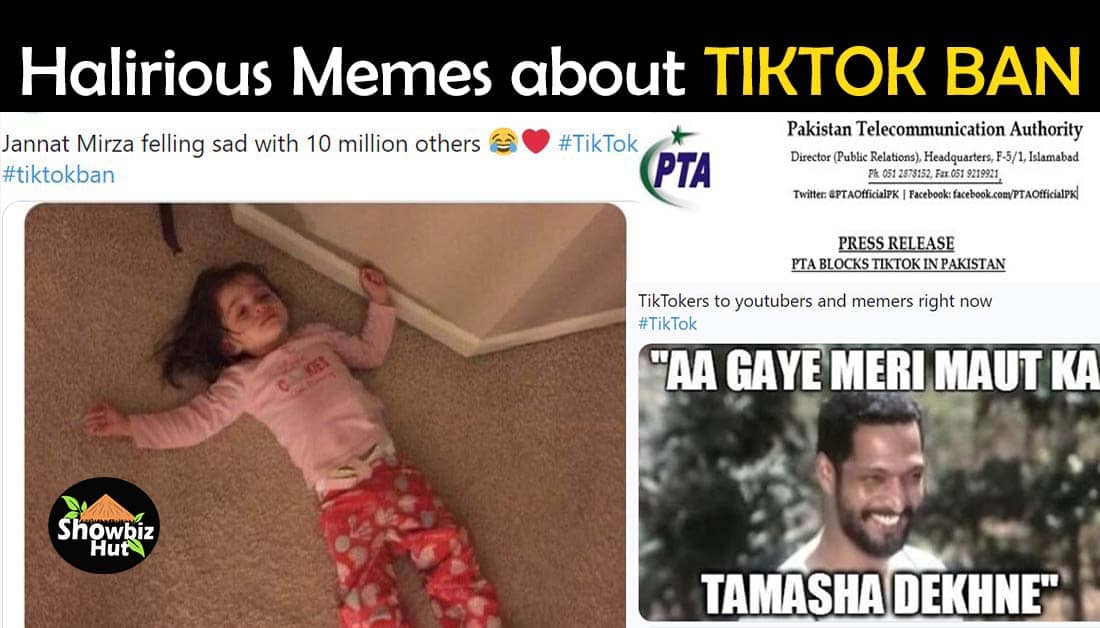 Funny Memes about TikTok Ban in Pakistan | Showbiz Hut