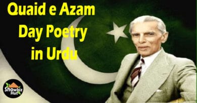 Quaid e Azam Day Poetry