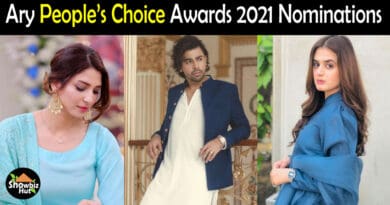 Ary People's Choice Awards 2021 Nominations