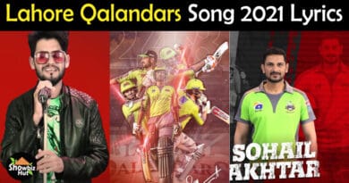 Lahore Qalandars Anthem 2021 Lyrics