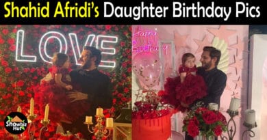Shahid Afridi Daughter Birthday Pics