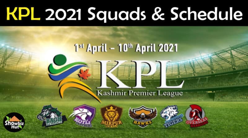 KPL 2021 Squad Teams