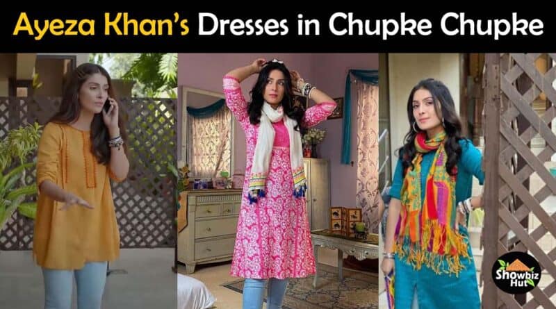 ayeza khan dresses in chupke chupke
