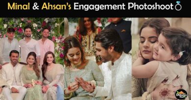 minal khan and ahsan mohsin ikram engagement photos