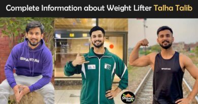 weight lifter talha talib biography