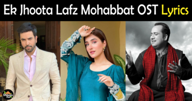 Ek Jhoota Lafz Mohabbat OST Lyrics