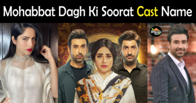 Mohabbat Dagh Ki Soorat Drama Cast Name
