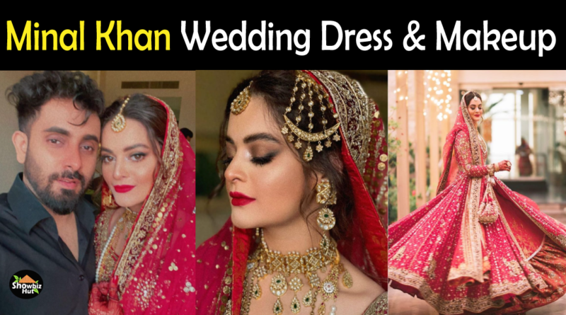 Minal Khan Wedding Dress