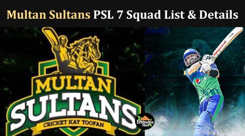 multan sultans squad 2022 psl 7