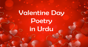 Valentine Day Poetry in Urdu for Valentines Day 2022