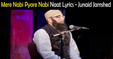 Mere Nabi Pyare Nabi lyrics in urdu