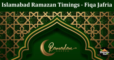 islamabad ramadan Sehri iftar time 2022