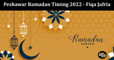 peshawar ramadan timing 2022 fiqa jafria shia