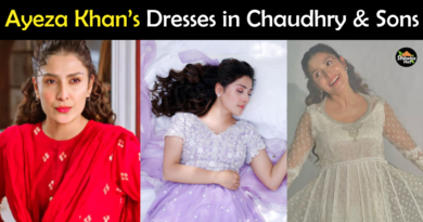 Ayeza Khan Dresses in Chaudhry and Sons
