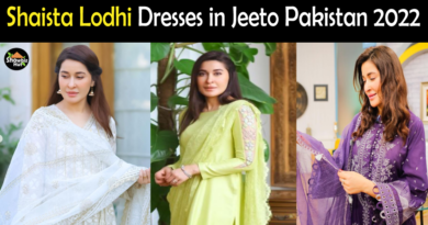 Shaista Lodhi Dresses in Jeeto Pakistan 2022