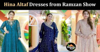 hina altaf dresses ramzan show baran rehmat dress