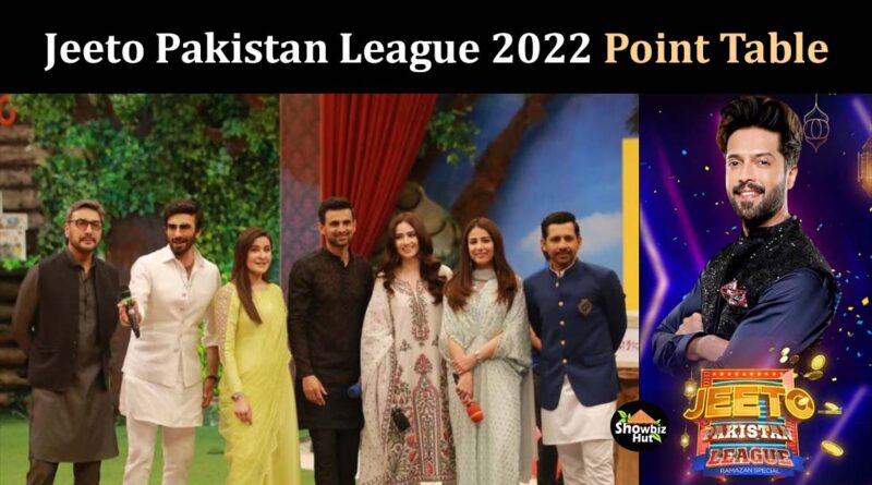 jeeto pakistan league 2022 point table and winner