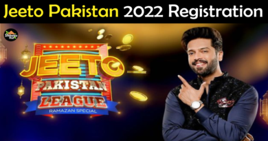 Jeeto Pakistan League 2022 Registration