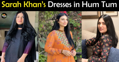 Sarah Khan Dresses in Drama Hum Tum