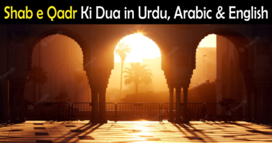 Shab e Qadr Ki Dua, Laylatul Qadr Ki Dua in Urdu