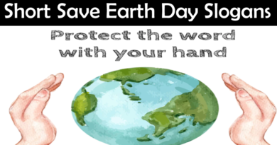 Short Earth Day Slogans 2022
